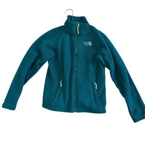 The North face zip up sweatshirt sz XS warm activewear outdoors hiking blue